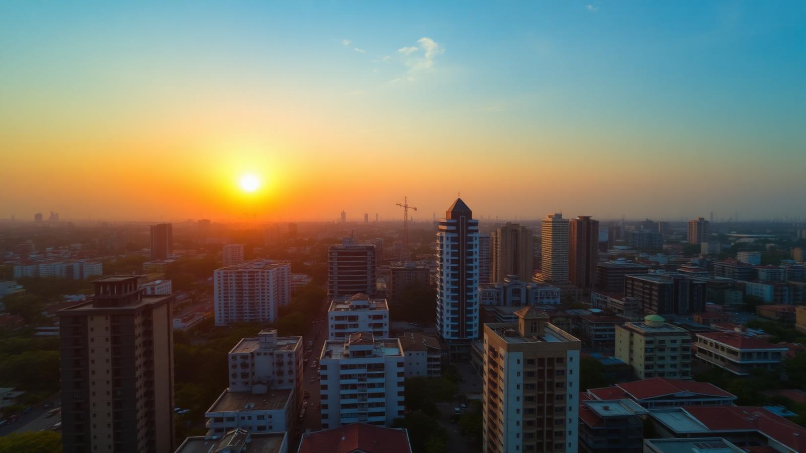 Accra skyline